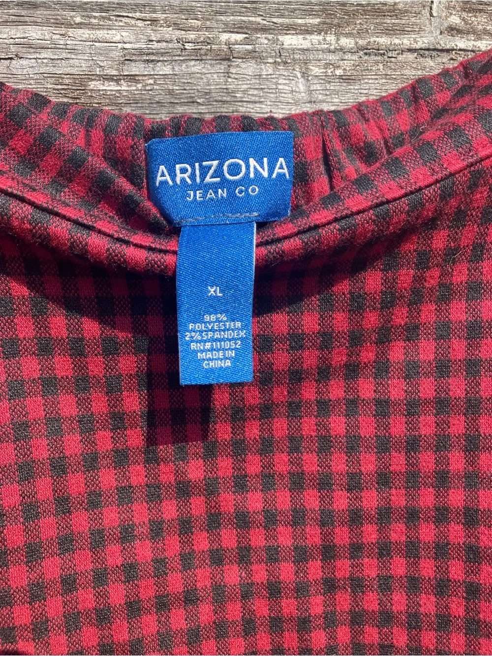 Arizona Jean Company Red and Black Mini Skirt